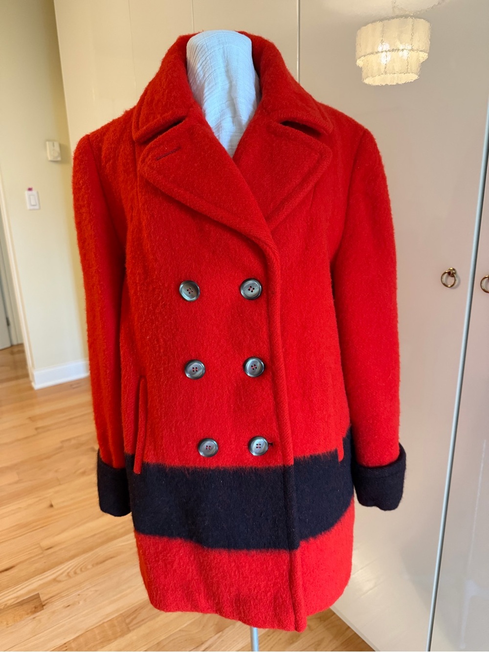 Vintage Hudson’s Bay Point Blanket Coat Wool
